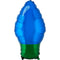 LE GROUPE BLC INTL INC Balloons Blue Christmas Light Supershape Balloon, 22 Inches 026635420464