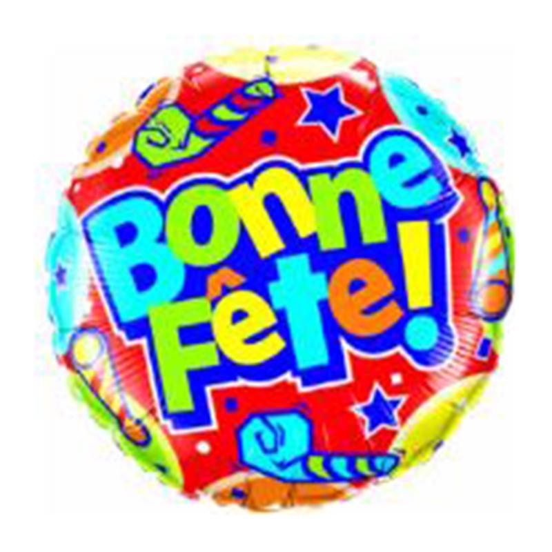 Buy Balloons Bonne Fête Hats Foil Balloon, 18 Inches sold at Party Expert