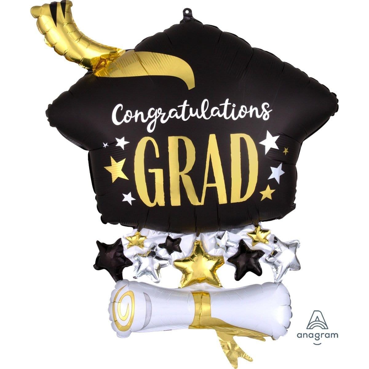 Congratulations Grad Supershape Balloon 