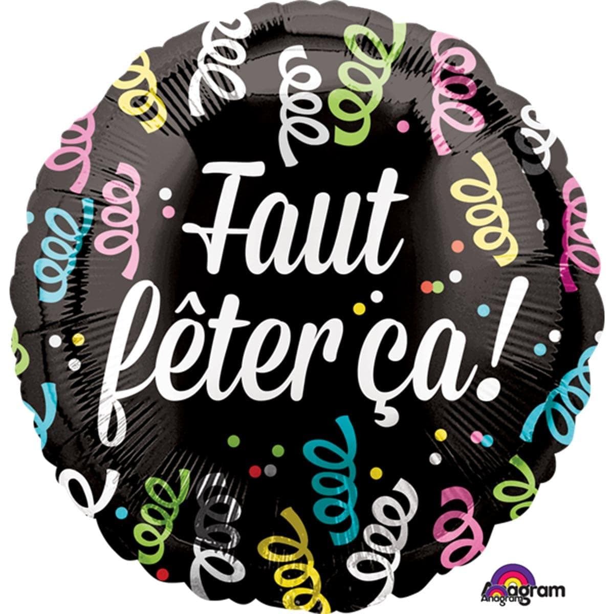 Buy Balloons Faut Fêter Ça Foil Balloon, 18 Inches sold at Party Expert