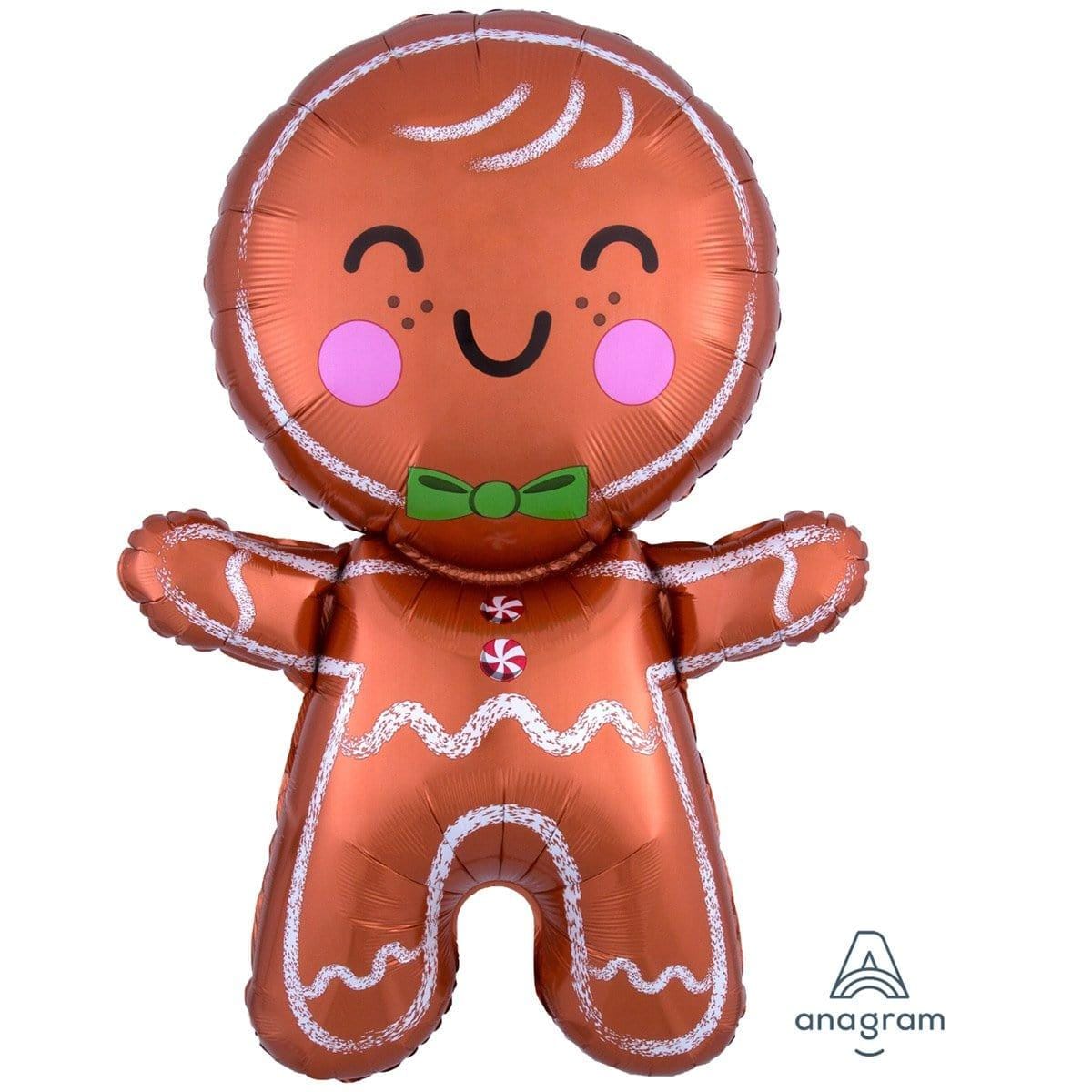 Buy Balloons Gingerbread Man Sueprshape Balloon sold at Party Expert