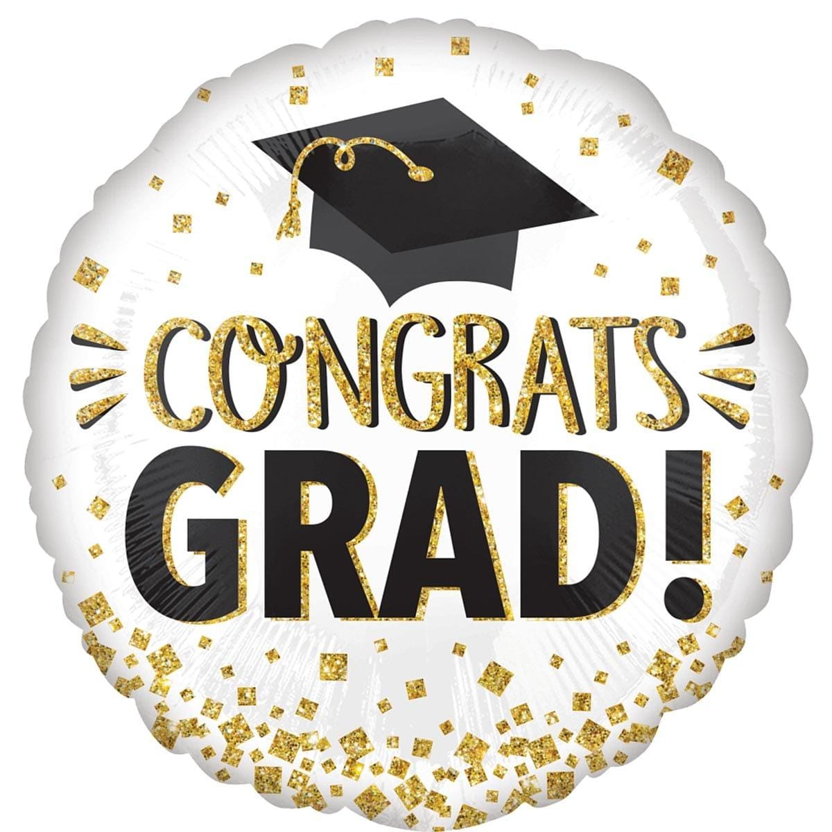 LE GROUPE BLC INTL INC Balloons Graduation Supershape Foil Balloon "Congrats Grad!", 28 in