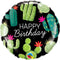 Buy Balloons Happy Birthday Cactuses Foil Balloon, 18 Inches sold at Party Expert