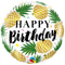 Buy Balloons Happy Birthday Pineapple Foil Balloon, 18 Inches sold at Party Expert