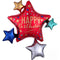 Buy Balloons Happy Birthday Star Supershape Foil Balloon sold at Party Expert