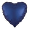 Buy Balloons Navy Blue Heart Shaoe Foil Balloon, 18 Inches sold at Party Expert