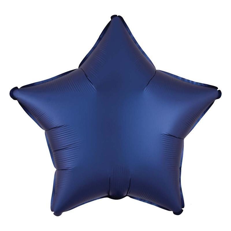 Buy Balloons Navy Blue Star Shape Foil Balloon, 18 Inches sold at Party Expert