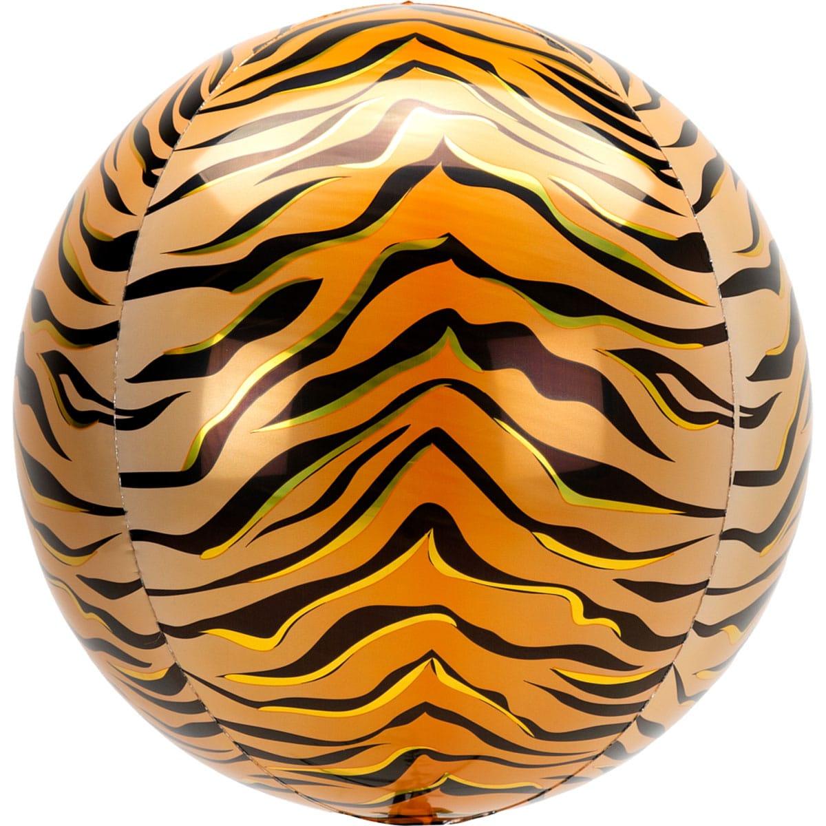 LE GROUPE BLC INTL INC Balloons Tiger Print Orbz Balloon, 15 in