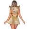 LEG AVENUE/SKU DISTRIBUTORS INC Costumes Golden Angel Sexy Costume for Adults, Gold Dress