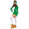 LEG AVENUE/SKU DISTRIBUTORS INC Costumes Super Dino Sexy Costume for Adults, Green Romper