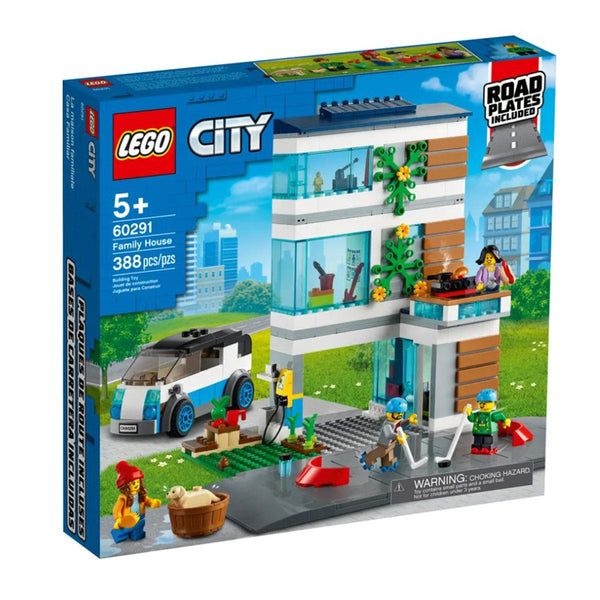LEGO 60291 City la Maison Familiale avec Plaques Route, 4
