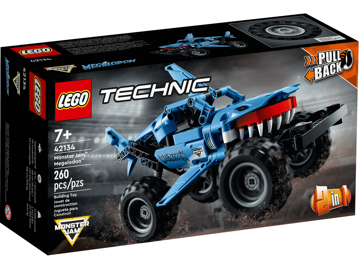 LEGO JOUET K.I.D. INC Toys & Games Monster Jam Megalodon, Lego Technic, Ages 7+