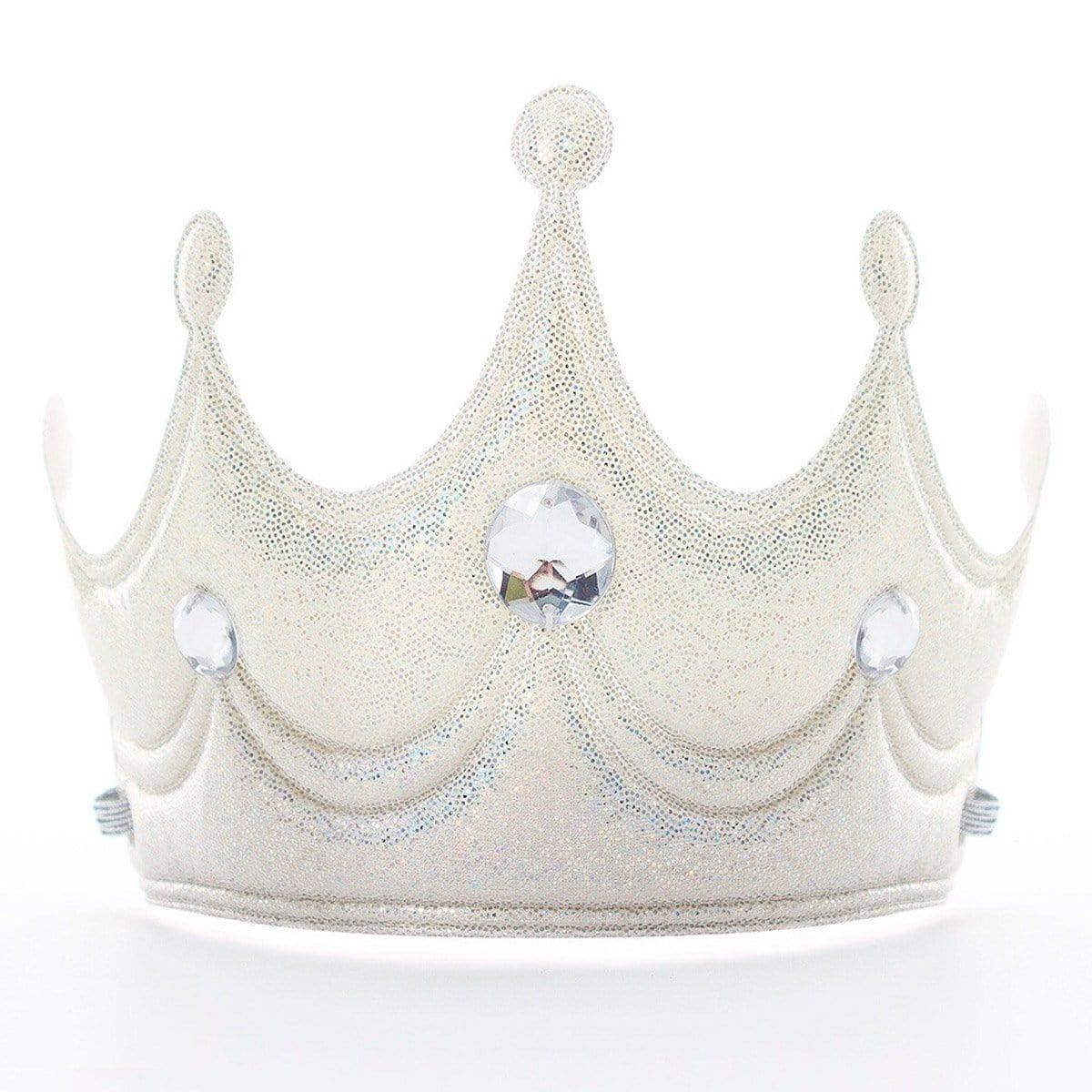 Buy Costume Accessories Silver princess soft crown for girls sold at Party Expert