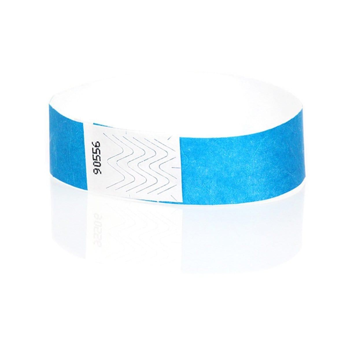 Buy Party Supplies Wristband Supertek 3/4in Light Blue 500 Pkg. sold at Party Expert