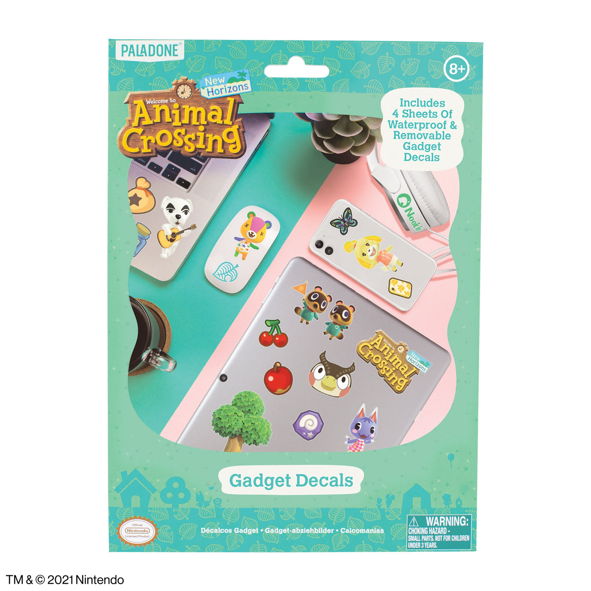 PALADONE PRODUCTS INC. Novelties Animal Crossing Gadget Decals 5055964788803