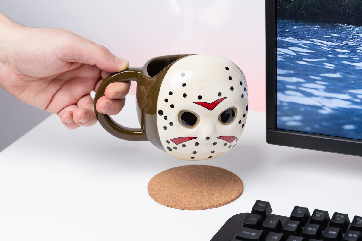 PALADONE PRODUCTS INC. Novelties Friday the 13th Jason Freddy Mask Shaped Mug 5055964768041