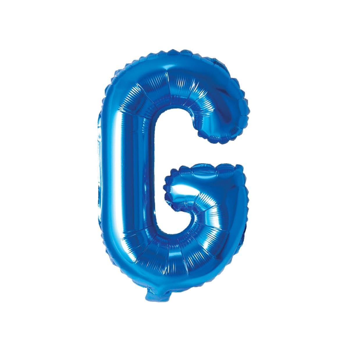 Buy Balloons Blue Letter G Foil Balloon, 16 Inches sold at Party Expert