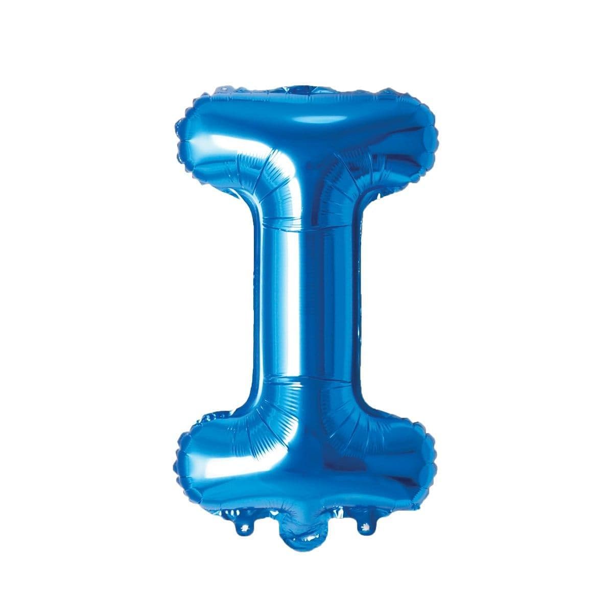 Buy Balloons Blue Letter I Foil Balloon, 16 Inches sold at Party Expert