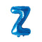 Buy Balloons Blue Letter Z Foil Balloon, 16 Inches sold at Party Expert