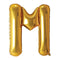 Buy Balloons Gold Letter M Foil Balloon, 34 Inches sold at Party Expert