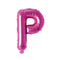 Buy Balloons Pink Letter P Foil Balloon, 16 Inches sold at Party Expert