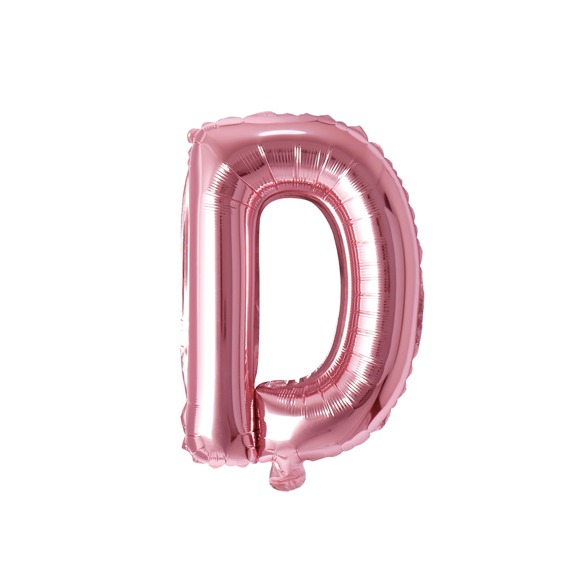 Rose Gold Letter D Foil Balloon, 16 Inches | Party Expert