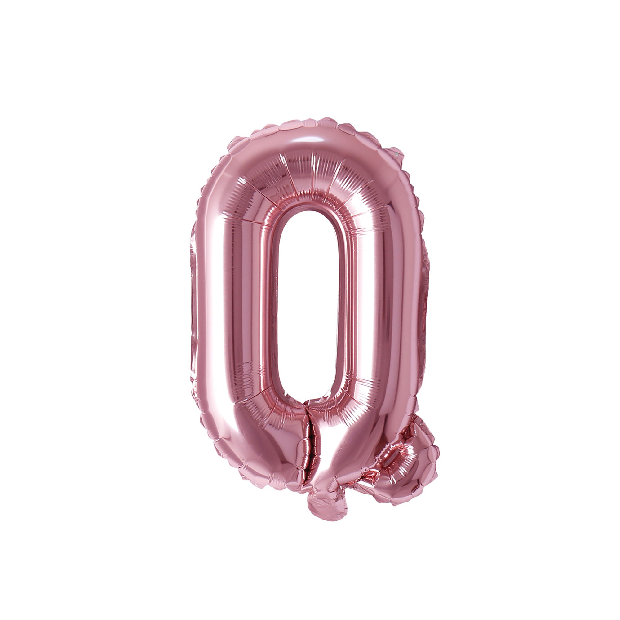 Rose Gold Letter Q Foil Balloon, 16 Inches | Party Expert