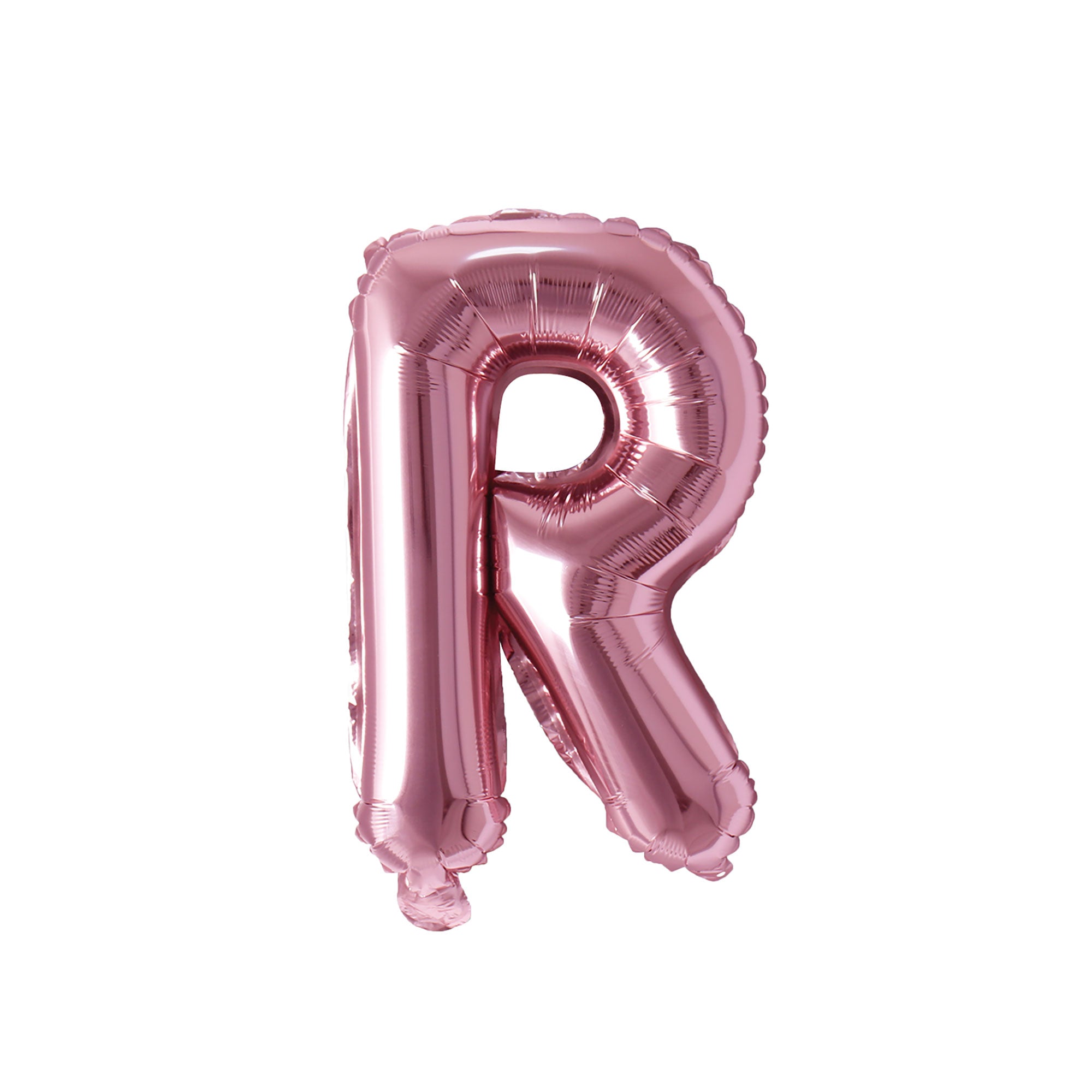 Rose Gold Letter R Foil Balloon, 16 Inches | Party Expert