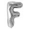 Buy Balloons Silver Letter F Foil Balloon, 34 Inches sold at Party Expert