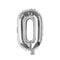 Buy Balloons Silver Letter O Foil Balloon, 16 Inches sold at Party Expert