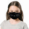 Buy Protection Equipment Black Cat Washable Cotton Face Mask for Kids sold at Party Expert