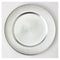 Buy Plasticware Silver plastic charger plate sold at Party Expert