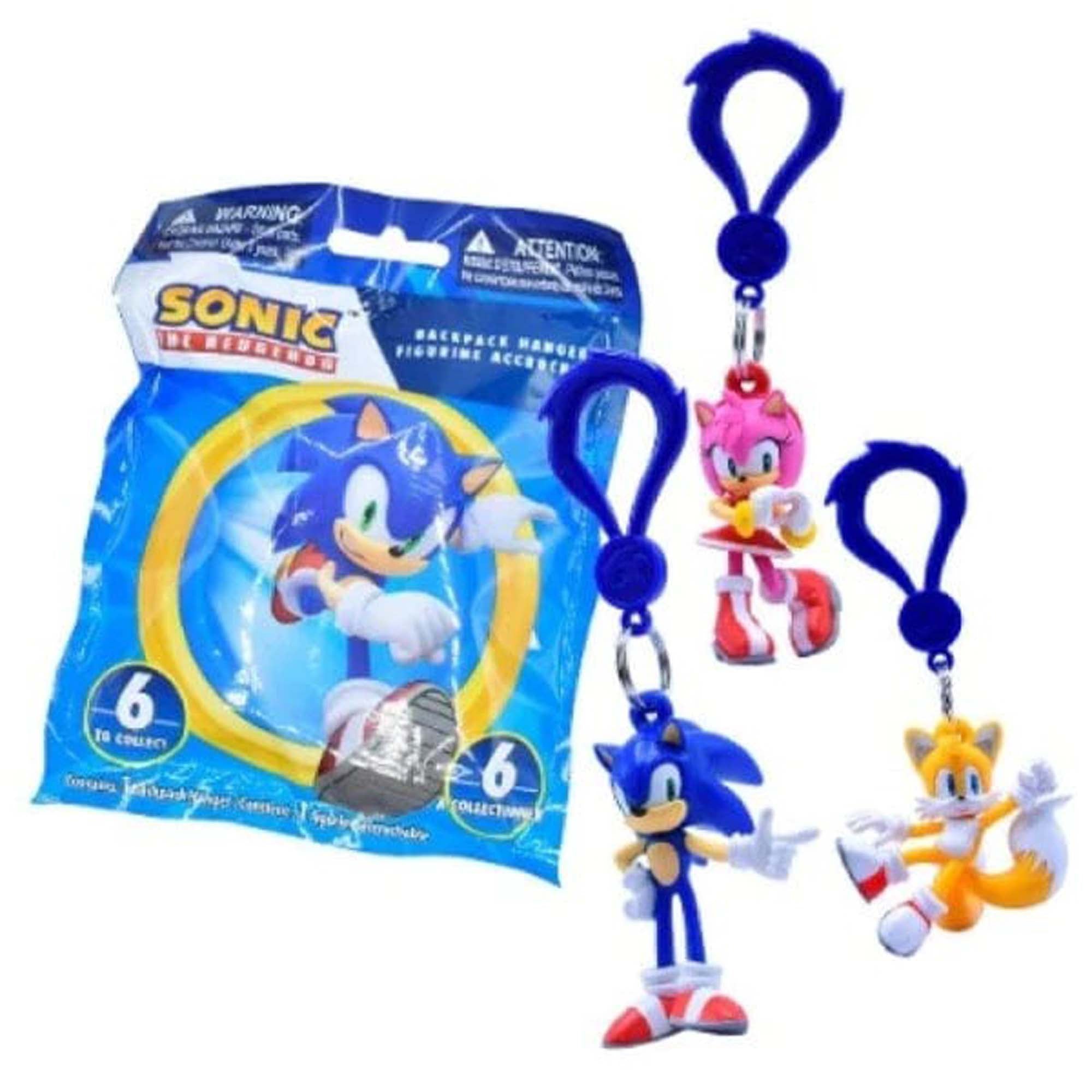 Sonic the Hedgehog Backpack Hangers, 3 Inches | Party Expert