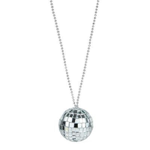 Buy Theme Party Disco Ball Beaded Necklace sold at Party Expert