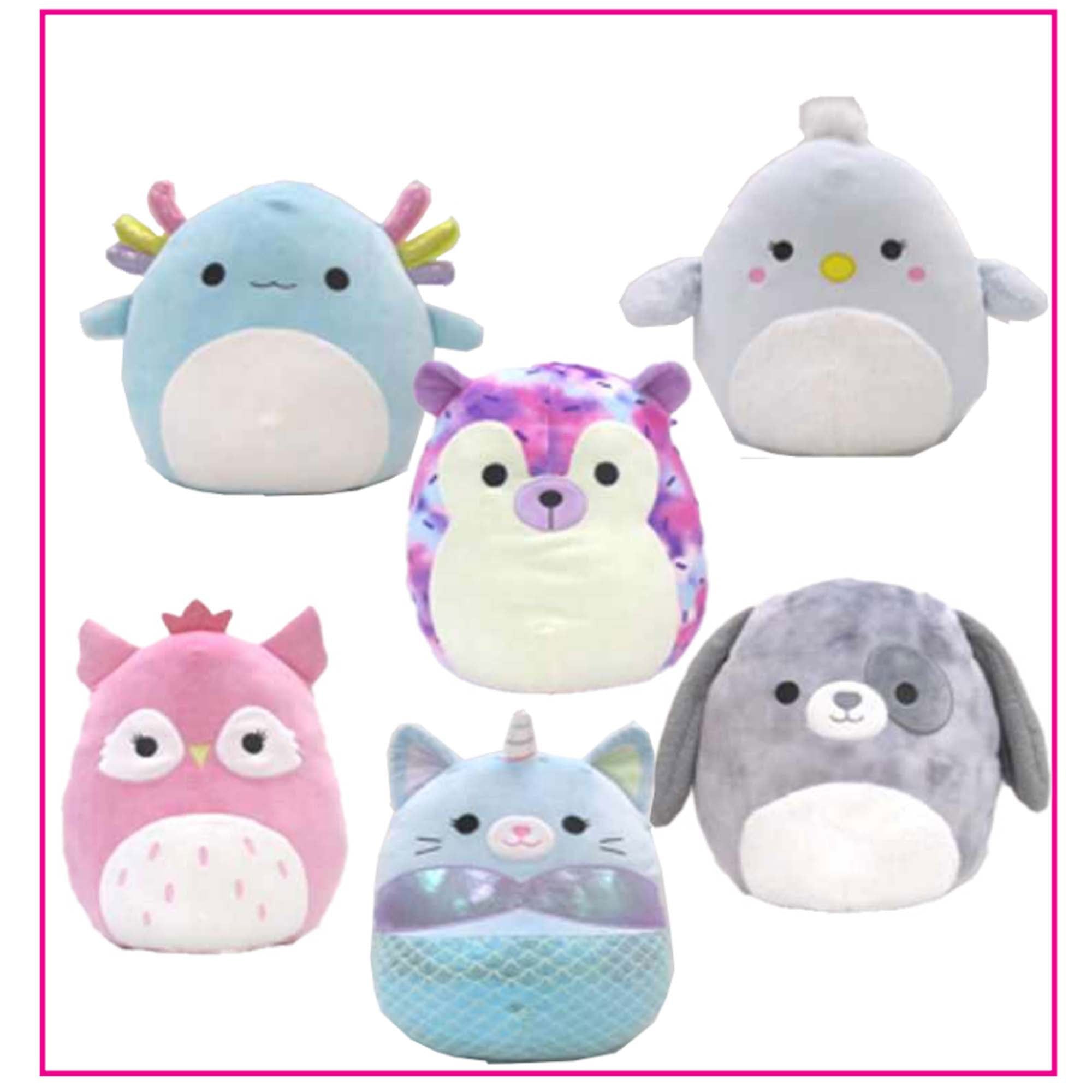 Squishmallow Plush, 8 Inches, Assortment E, 1 Count | Party Expert