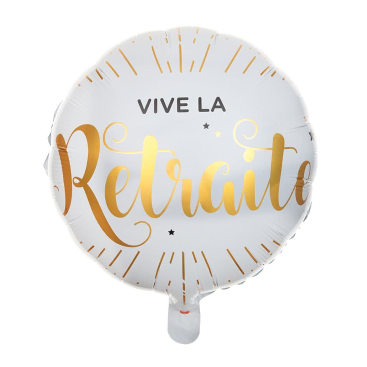 Mylar 18 In. - Vive La Retraite – Party Expert