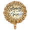 SANTEX Balloons New Year "Bonne Année" Gold Round Foil Balloon, 18 Inches, 1 Count 3660380062059