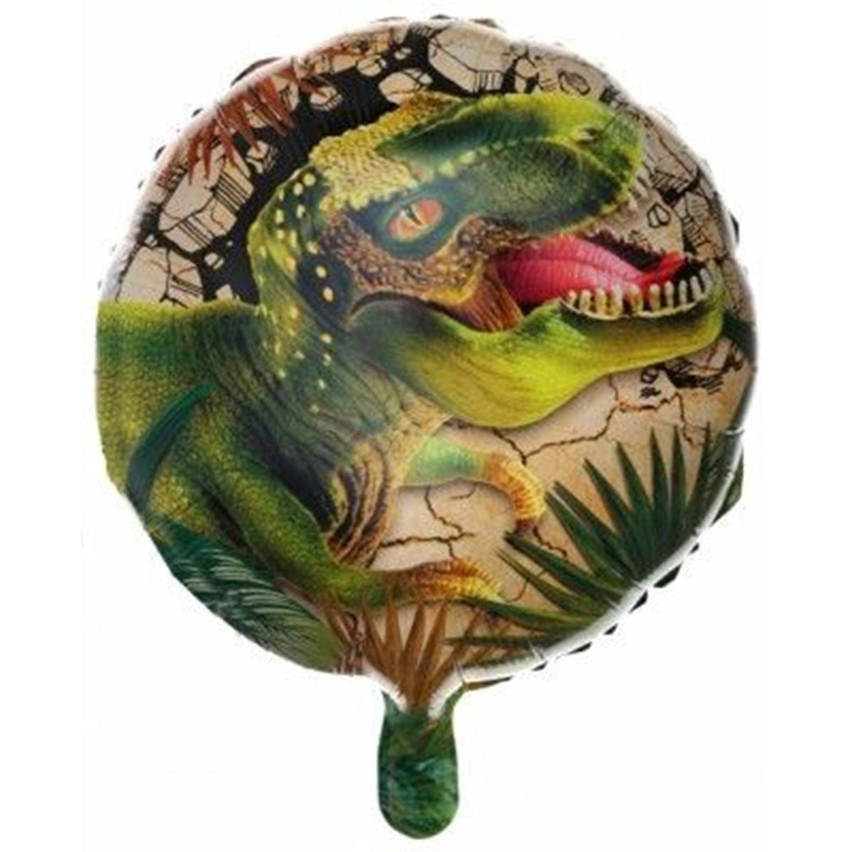 SANTEX Balloons T-Rex Dinosaur Balloon, Foil, 18 in