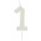 SANTEX Cake Supplies Number 1 Birthday Candle, Phosphorescent