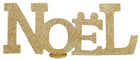 SANTEX Christmas Noël Vert Glittered Sign 3660380075837