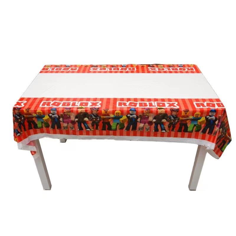 Shaoxing Keqiao Chengyou Textile Co.,Ltd Kids Birthday Roblox Rectangle Plastic Table Cover, 43 x 71 inches