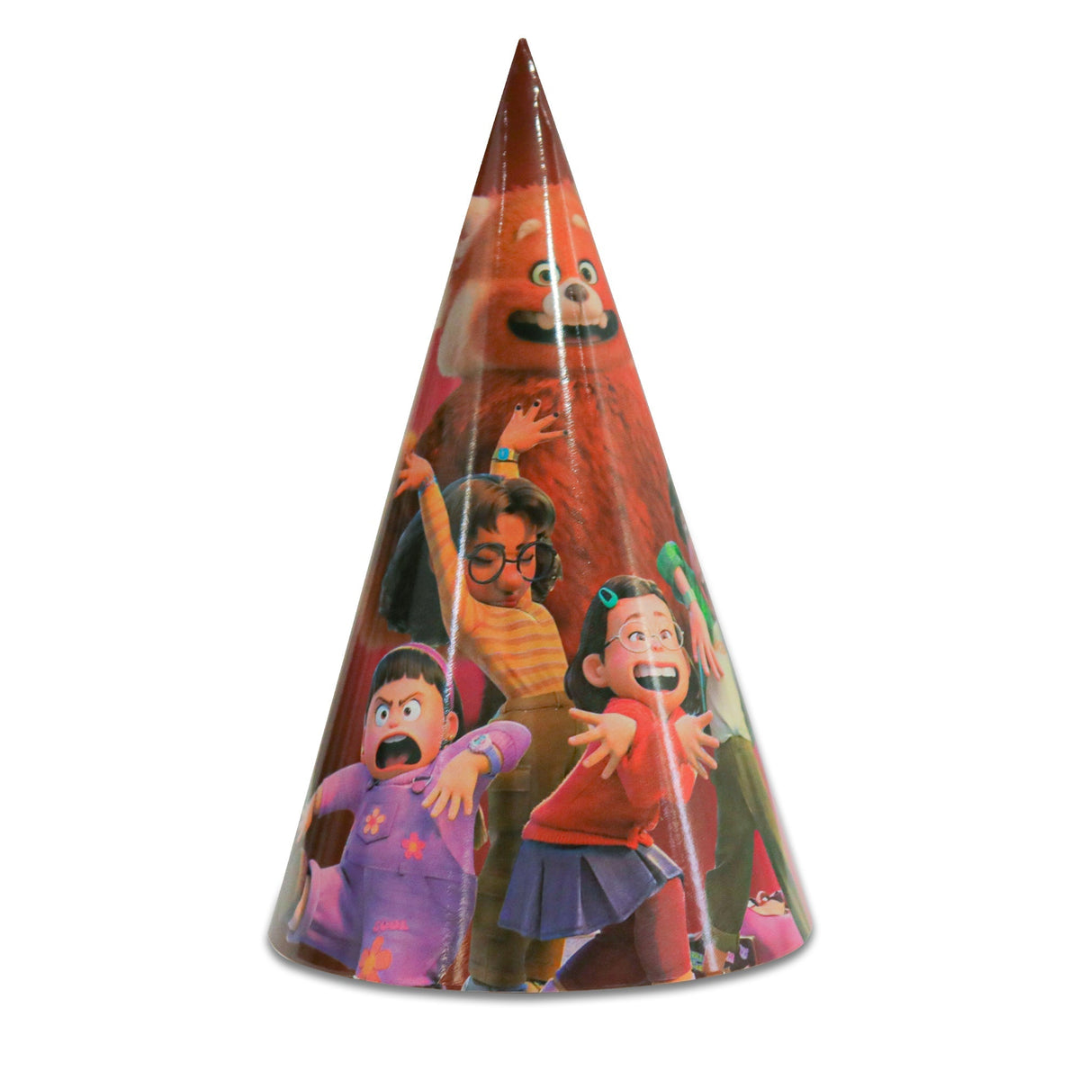 Shaoxing Keqiao Chengyou Textile Co.,Ltd Kids Birthday Turning Red Birthday Paper Hats, 6 Count 810077657058