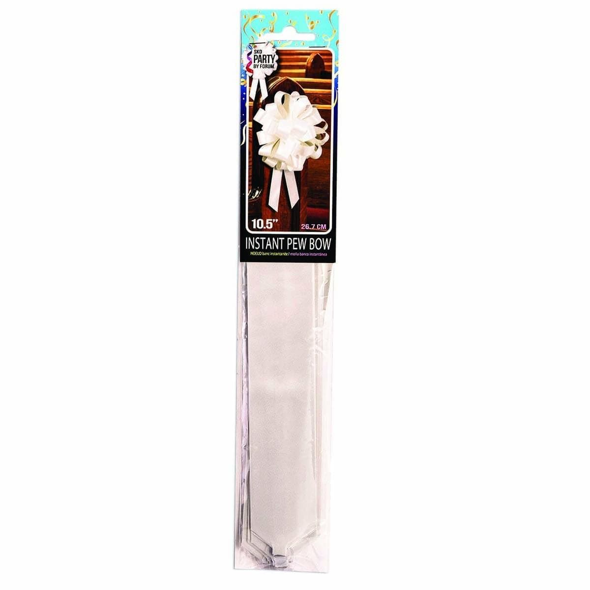 Buy Wedding Instant Pew Bow 10.5 In. - White sold at Party Expert