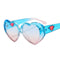 Taizhou Two Circles Trading Co. Ltd. Costume Accessories Pink and Blue Heart Shaped Sunglasses for Adults 810077657980