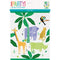 UNIQUE PARTY FAVORS 1st Birthday Safari Animals Loot Bags, 8 Count 011179739332