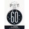 Buy Age Specific Birthday Bonne Fête Black/Silver - Badge - 60 sold at Party Expert