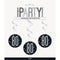 Buy Age Specific Birthday Bonne Fête Black/Silver - Swirls 6/pkg - 80 sold at Party Expert