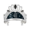 Buy Age Specific Birthday Bonne Fête Black/Silver - Tiara - 40 sold at Party Expert