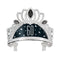 Buy Age Specific Birthday Bonne Fête Black/Silver - Tiara - 60 sold at Party Expert