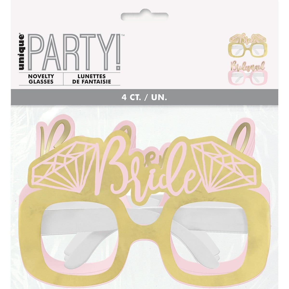 Buy Bachelorette Bride glasses, 4 per package sold at Party Expert